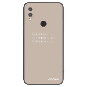Picasee Μαύρη θήκη σιλικόνης για Xiaomi Redmi Note 7 - Positive Vibes