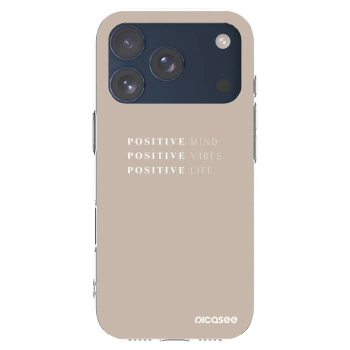 Picasee διαφανής θήκη σιλικόνης Apple iPhone 17 Pro - Positive Vibes