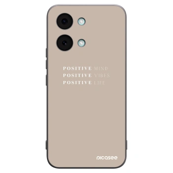 Picasee Μαύρη θήκη σιλικόνης για Xiaomi Poco X8 Pro Max - Positive Vibes
