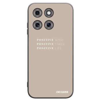 Picasee Μαύρη θήκη σιλικόνης για Motorola Moto G77 - Positive Vibes