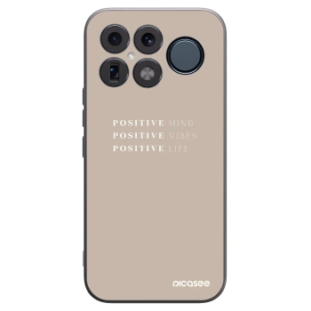 Picasee Μαύρη θήκη σιλικόνης για Xiaomi Poco F8 Ultra - Positive Vibes