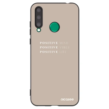 Picasee Μαύρη θήκη σιλικόνης για Honor 20 Lite - Positive Vibes