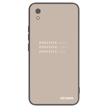 Picasee Μαύρη θήκη σιλικόνης για Xiaomi Redmi 7A - Positive Vibes