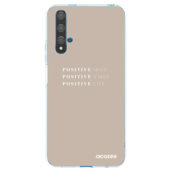 Picasee διαφανής θήκη σιλικόνης Huawei Nova 5T - Positive Vibes