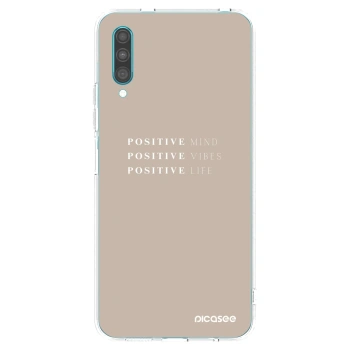 Picasee διαφανής θήκη σιλικόνης Samsung Galaxy A30s A307F - Positive Vibes