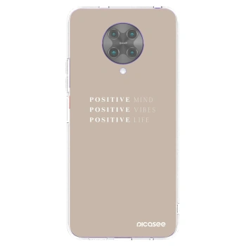 Picasee διαφανής θήκη σιλικόνης Xiaomi Poco F2 Pro - Positive Vibes