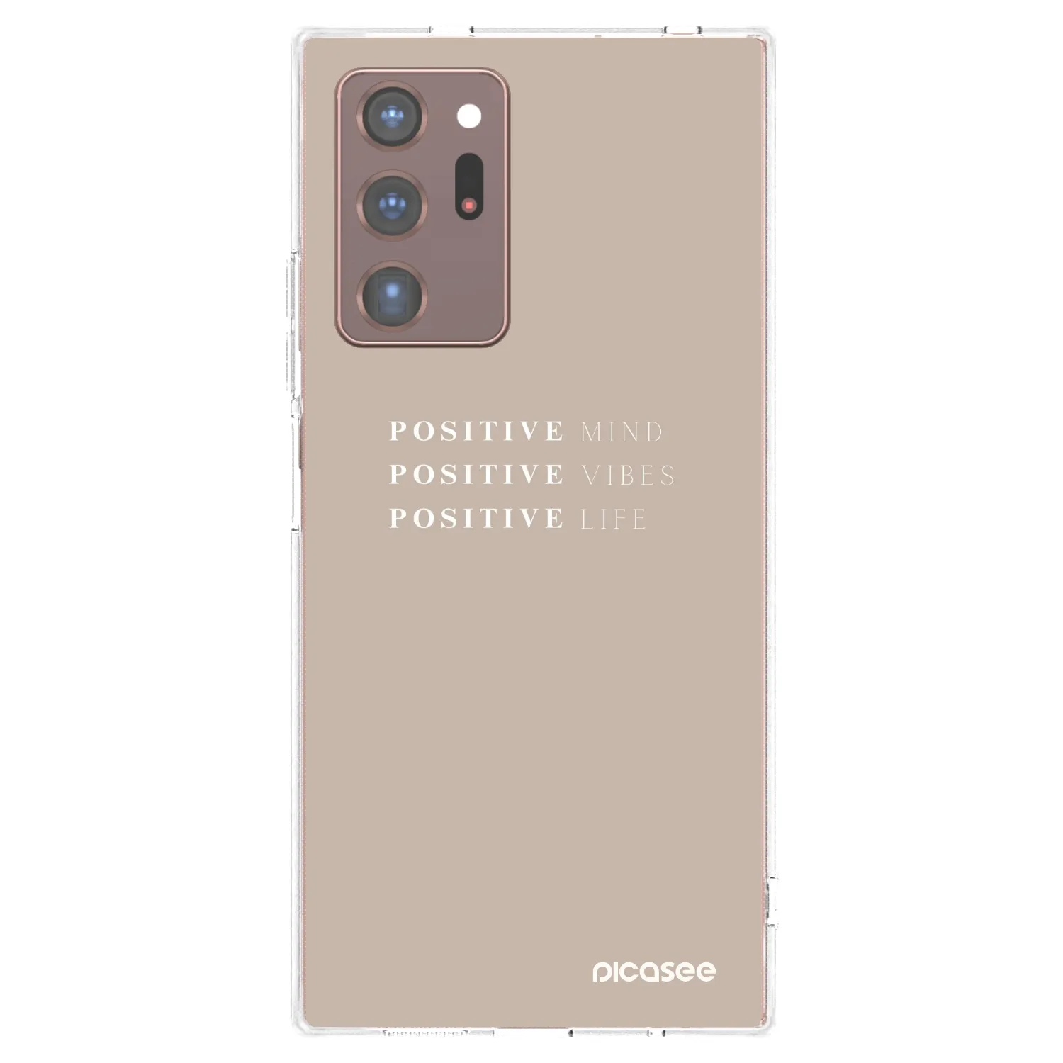 Picasee διαφανής θήκη σιλικόνης Samsung Galaxy Note 20 Ultra - Positive Vibes