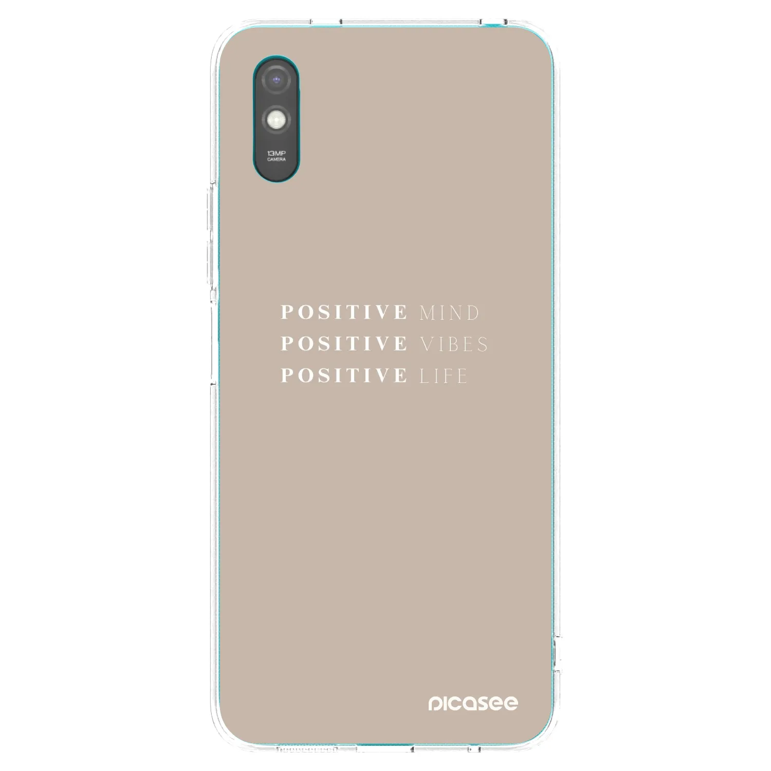 Picasee διαφανής θήκη σιλικόνης Xiaomi Redmi 9A - Positive Vibes
