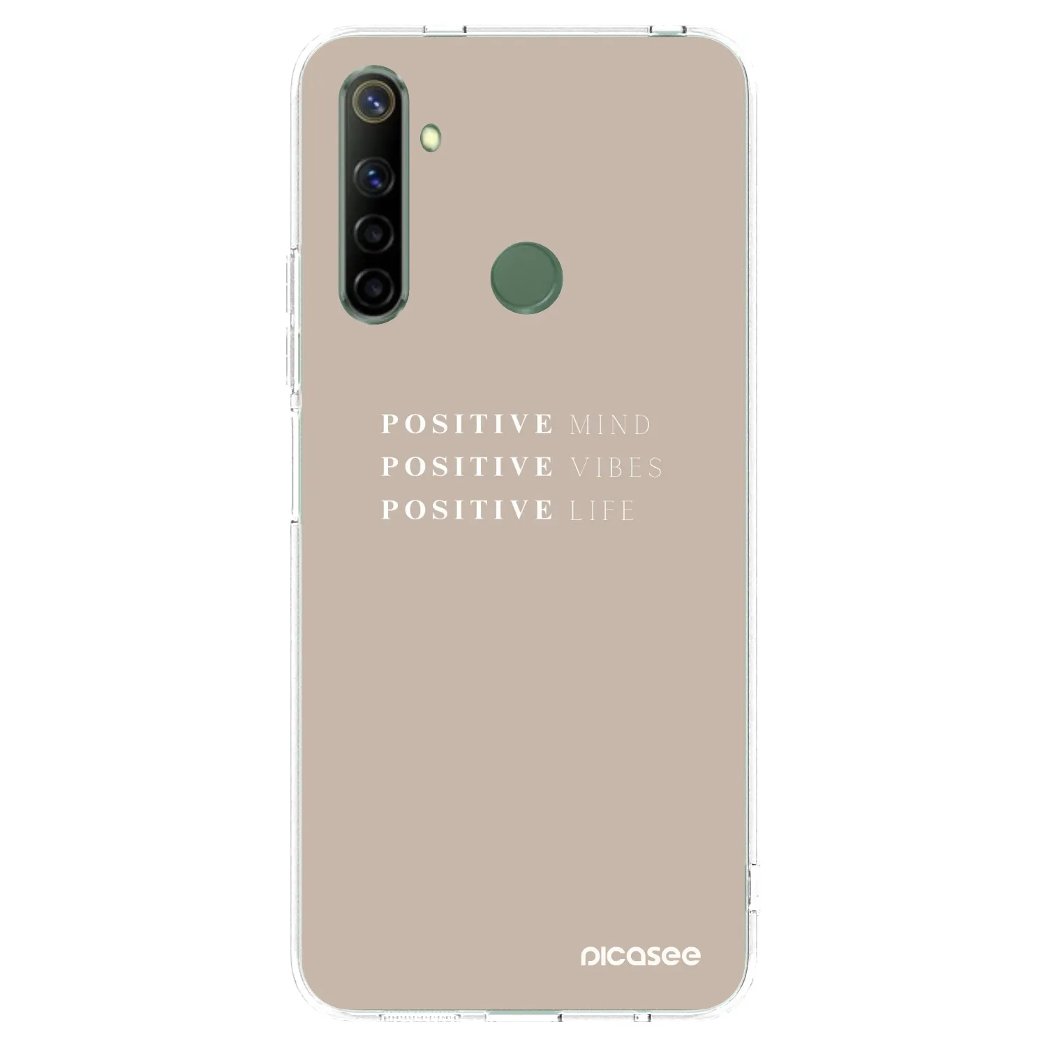Picasee διαφανής θήκη σιλικόνης Realme 6i - Positive Vibes