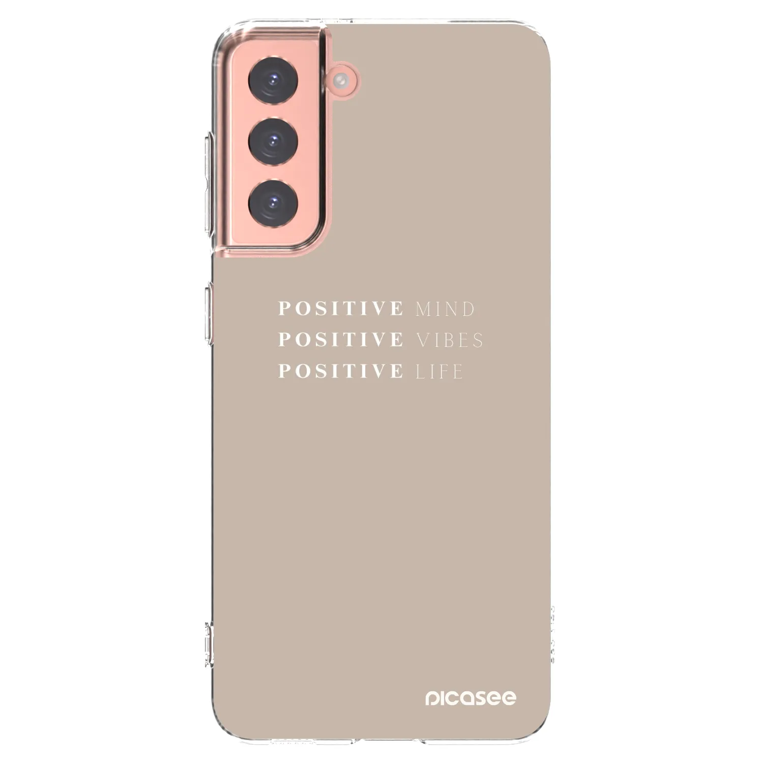 Picasee διαφανής θήκη σιλικόνης Samsung Galaxy S21 5G G991B - Positive Vibes