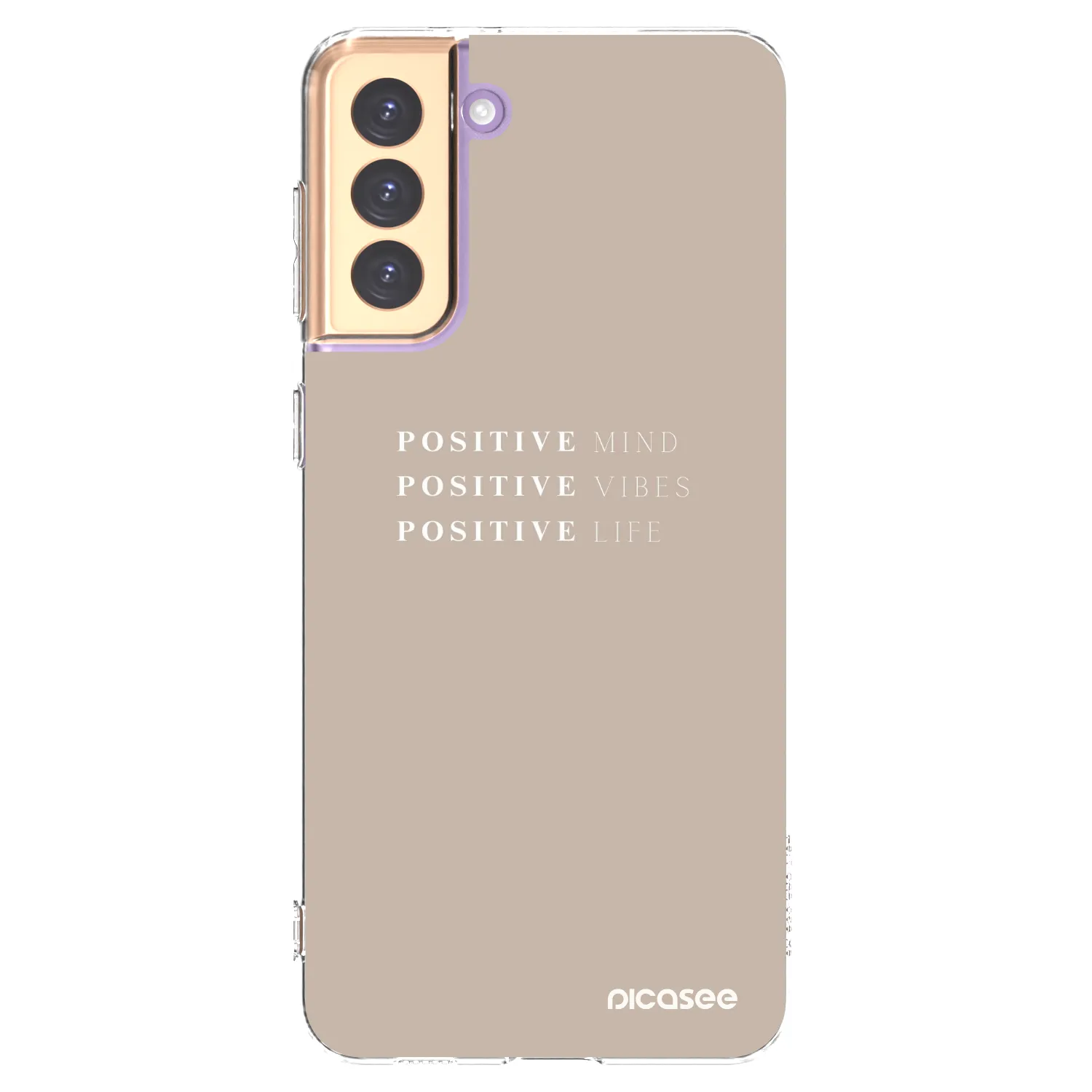 Picasee διαφανής θήκη σιλικόνης Samsung Galaxy S21+ 5G G996F - Positive Vibes