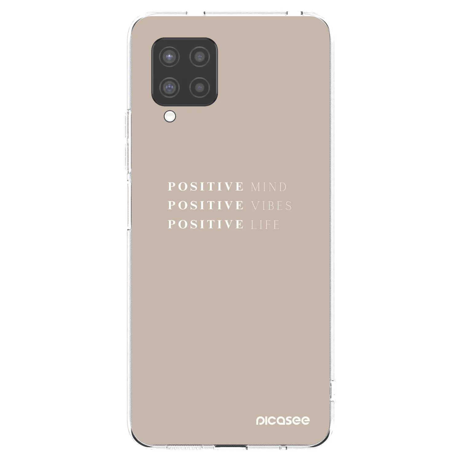 Picasee διαφανής θήκη σιλικόνης Samsung Galaxy A42 A426B - Positive Vibes