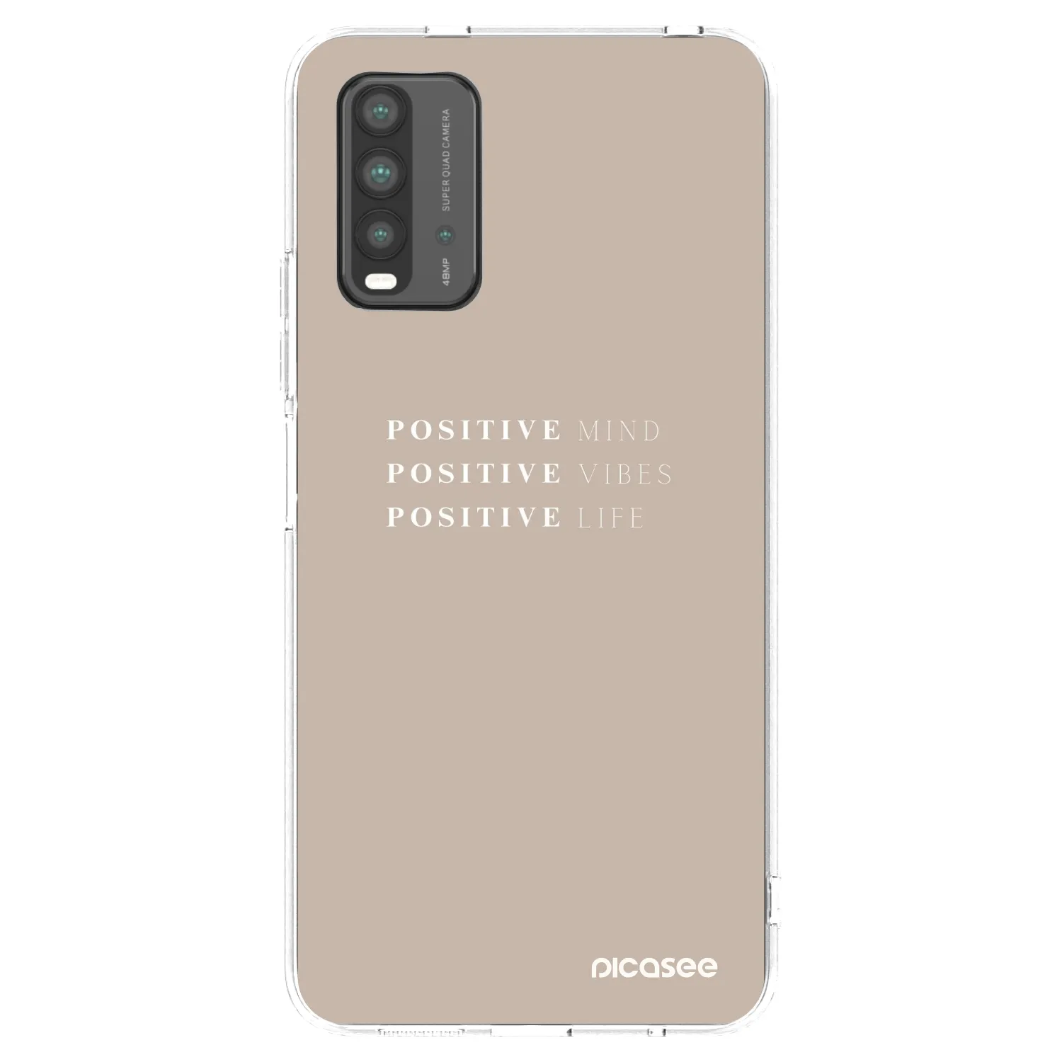 Picasee διαφανής θήκη σιλικόνης Xiaomi Redmi 9T - Positive Vibes
