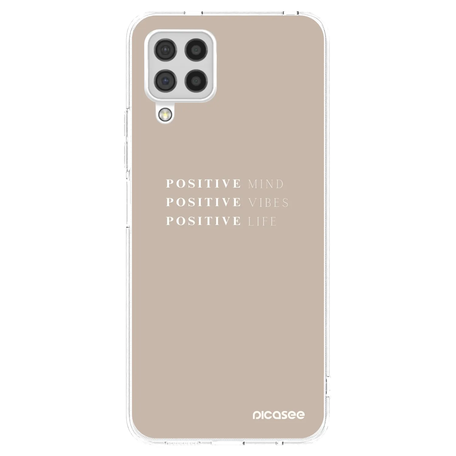 Picasee διαφανής θήκη σιλικόνης Samsung Galaxy A22 A225F 4G - Positive Vibes