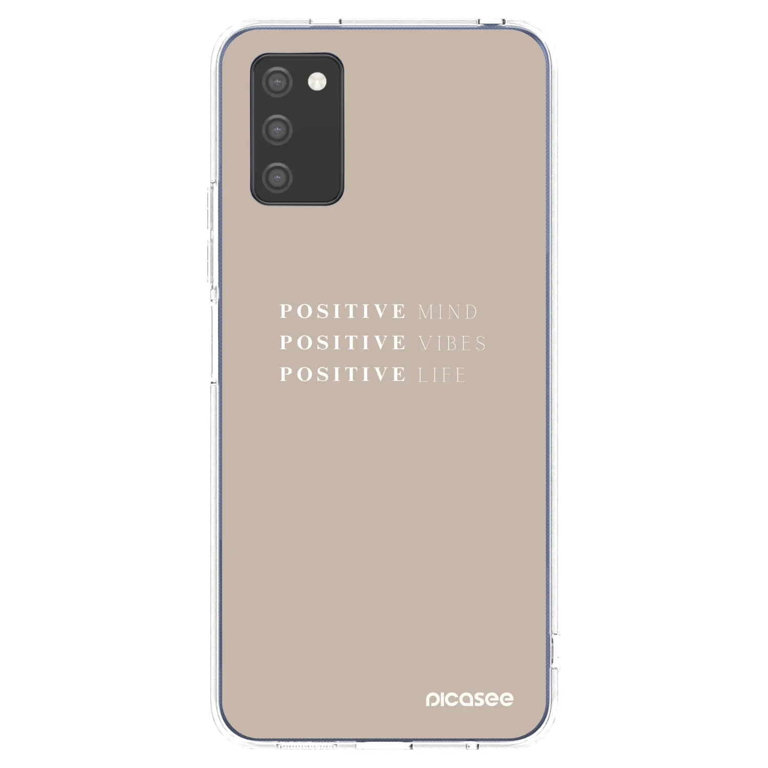 Picasee διαφανής θήκη σιλικόνης Samsung Galaxy A03s A037G - Positive Vibes