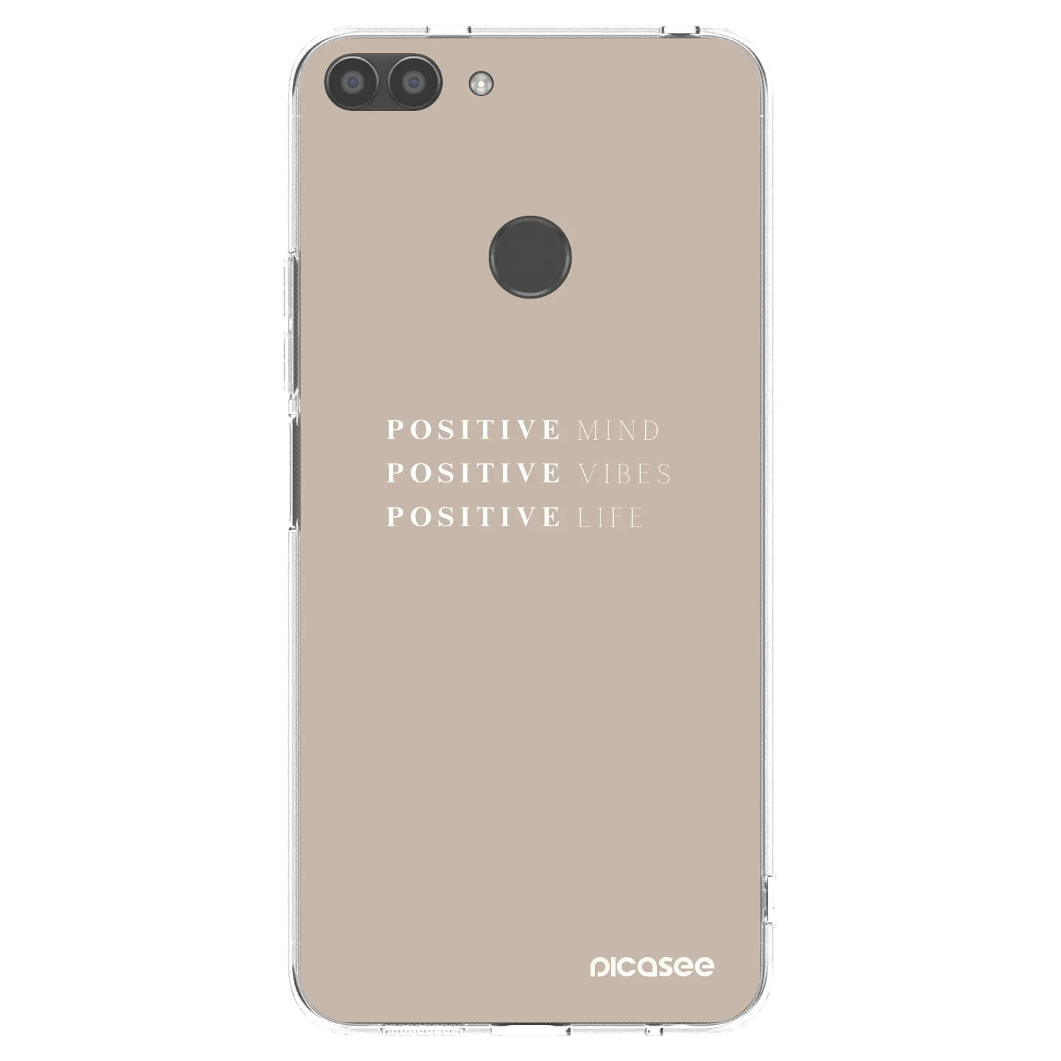 Picasee διαφανής θήκη σιλικόνης Huawei P Smart - Positive Vibes