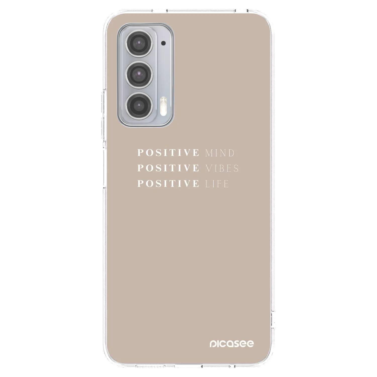 Picasee διαφανής θήκη σιλικόνης Motorola Edge 20 - Positive Vibes