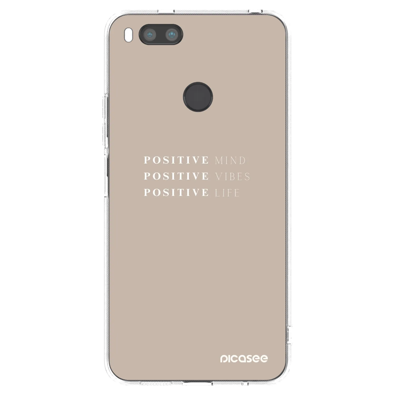 Picasee διαφανής θήκη σιλικόνης Xiaomi Redmi A1 - Positive Vibes