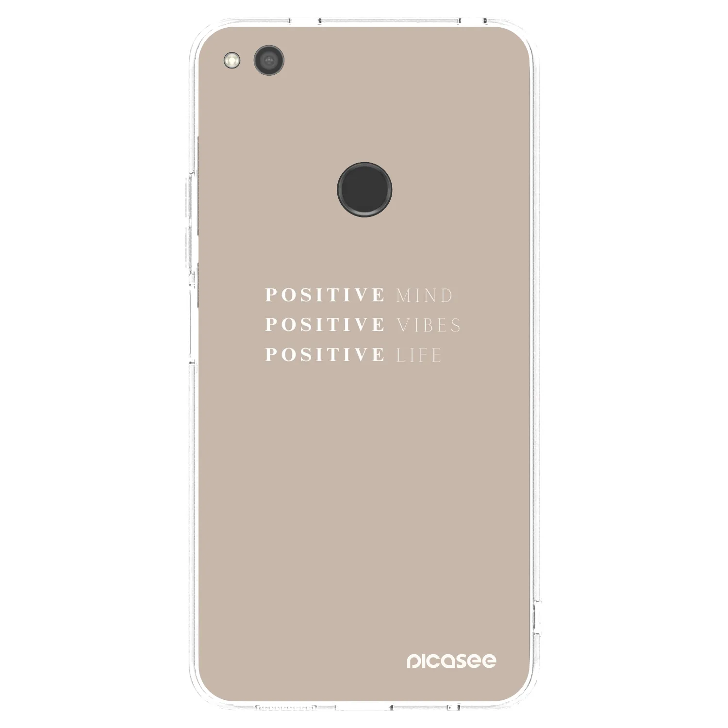 Picasee διαφανής θήκη σιλικόνης Huawei P9 Lite 2017 - Positive Vibes