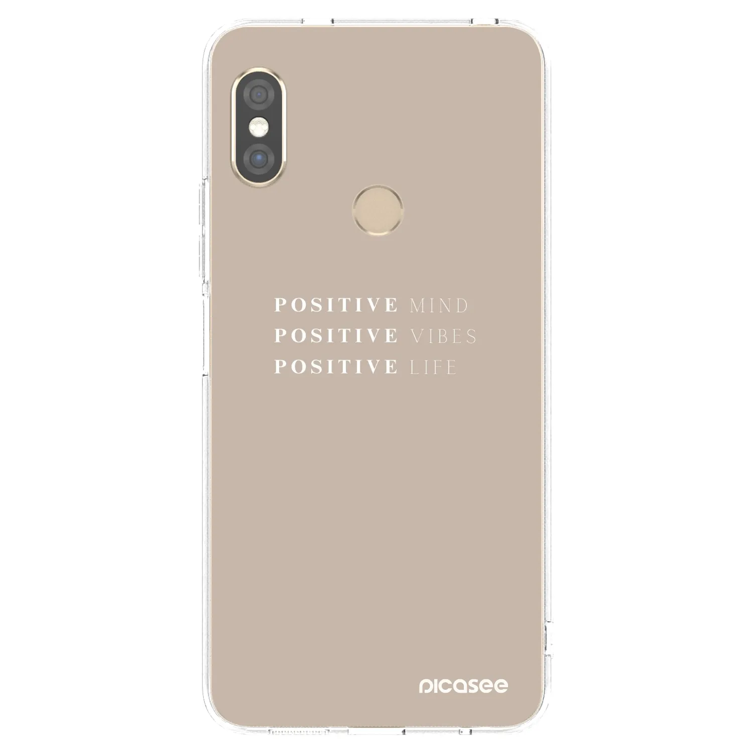 Picasee διαφανής θήκη σιλικόνης Xiaomi Redmi Note 5 Global - Positive Vibes