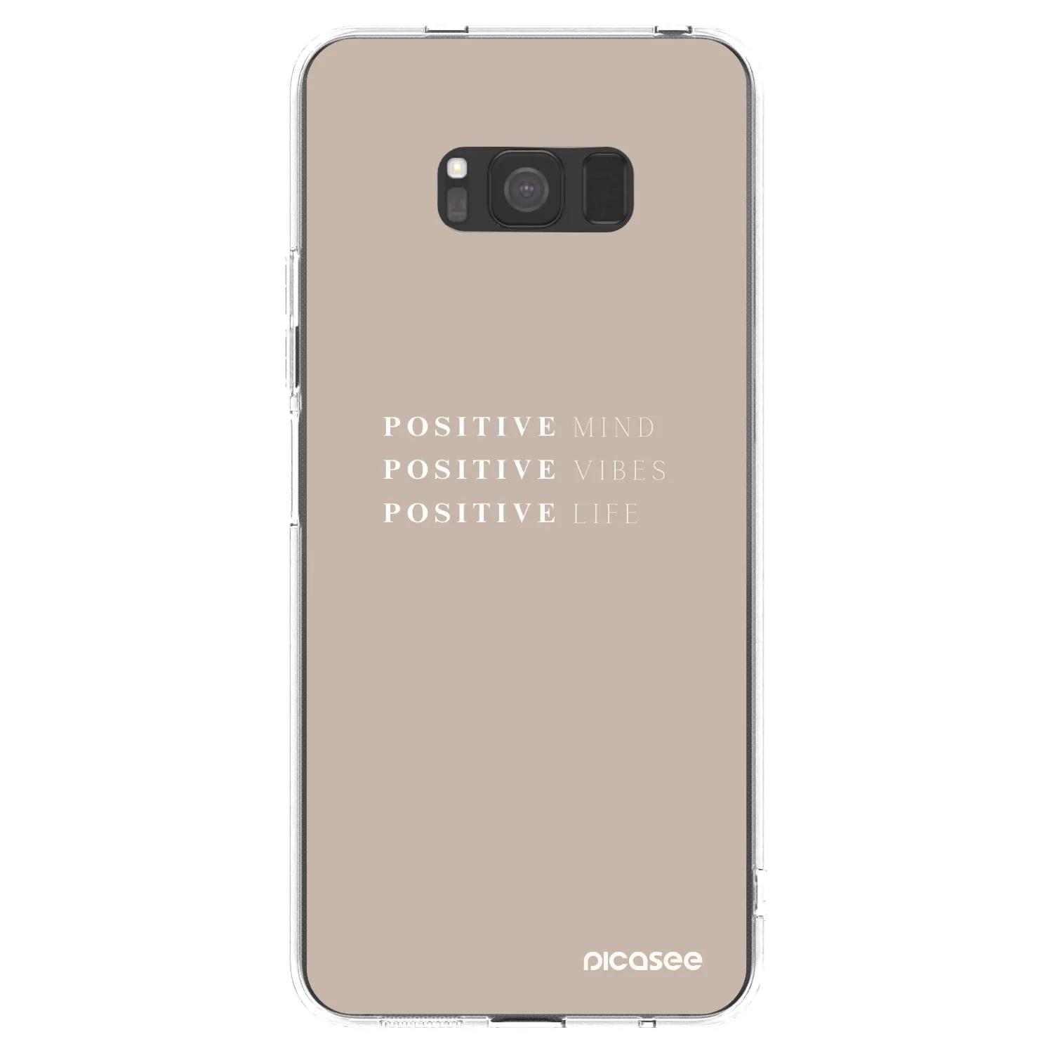 Picasee διαφανής θήκη σιλικόνης Samsung Galaxy S8 G950F - Positive Vibes