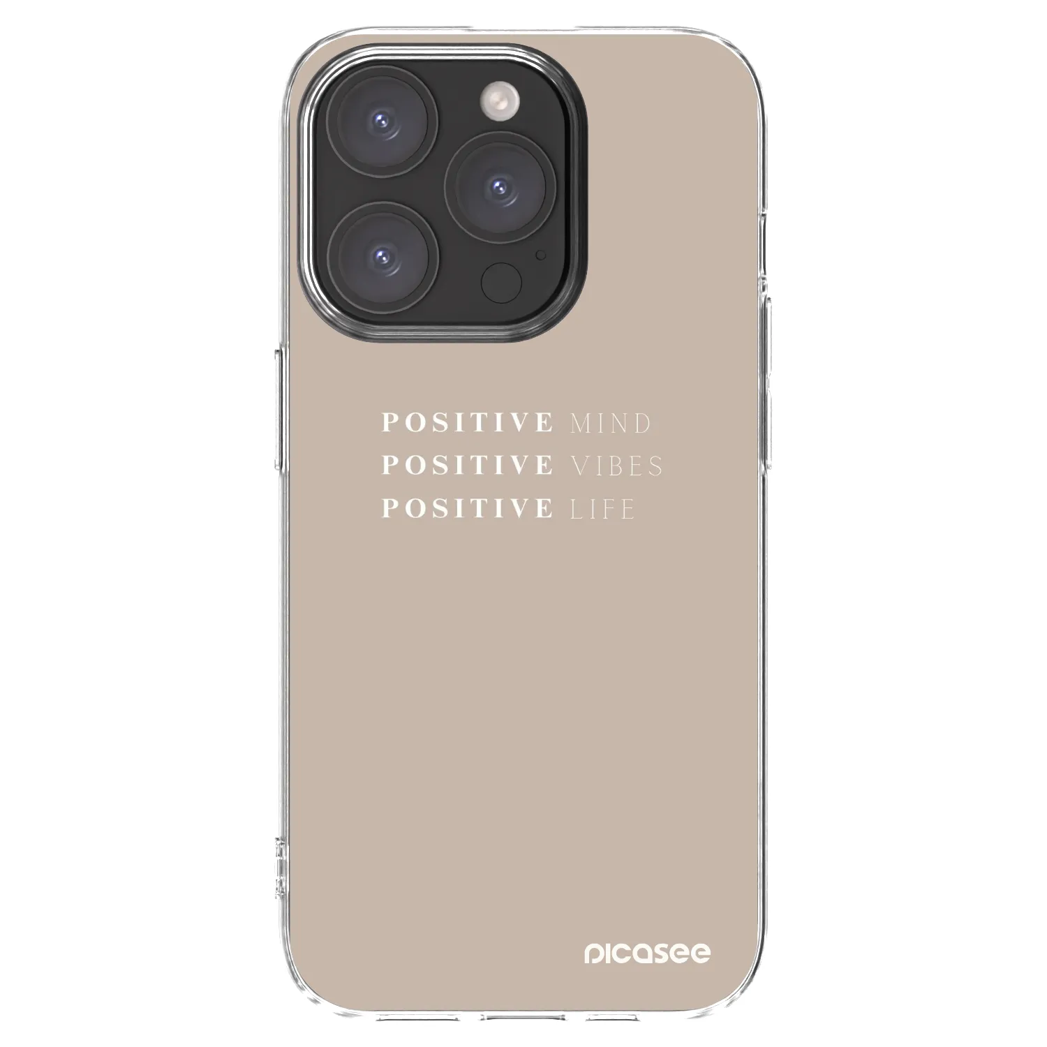 Picasee διαφανής θήκη σιλικόνης Apple iPhone 15 Pro - Positive Vibes