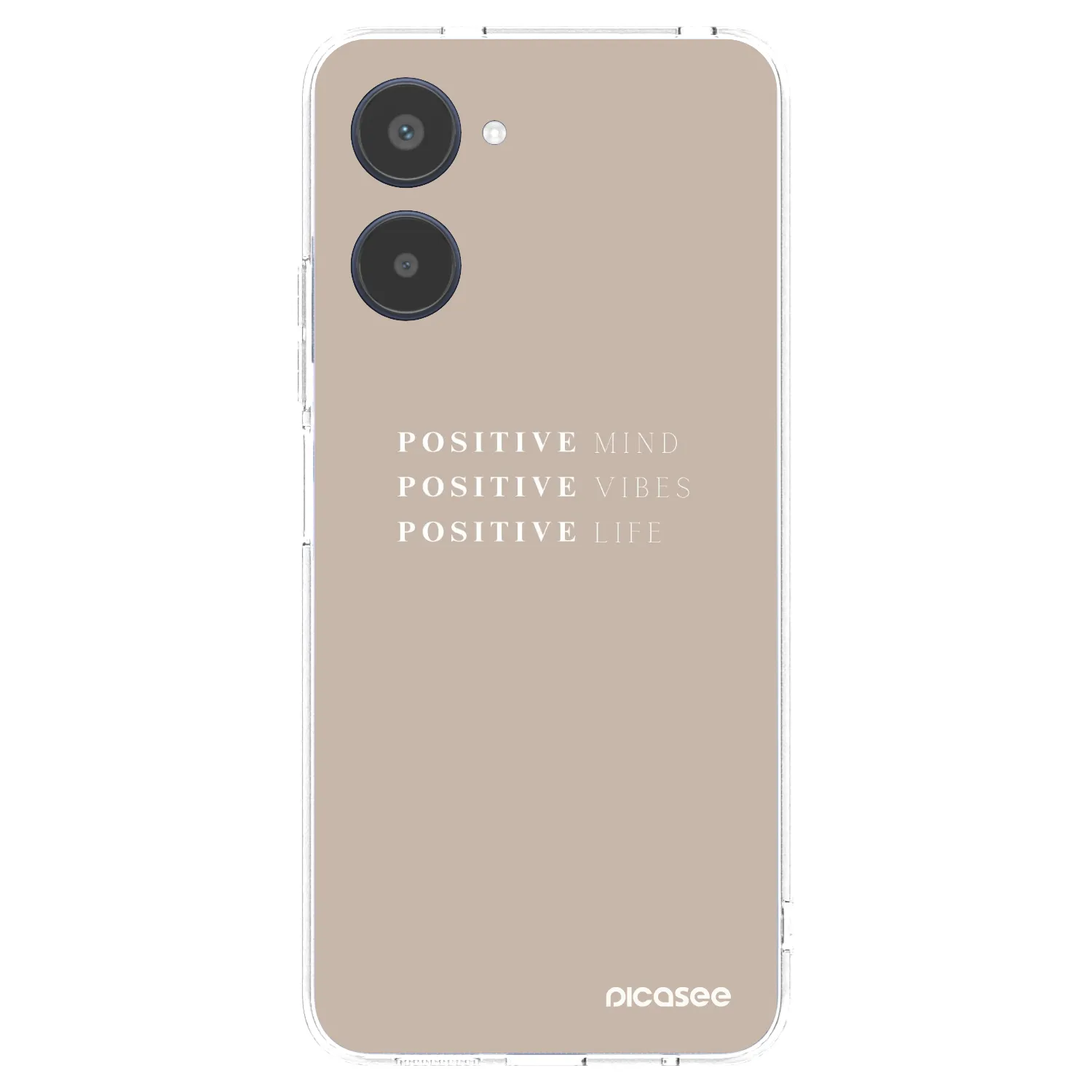 Picasee διαφανής θήκη σιλικόνης Realme 10 4G - Positive Vibes