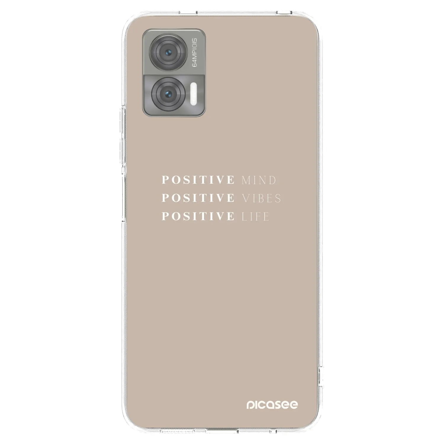 Picasee διαφανής θήκη σιλικόνης Motorola Edge 30 Neo - Positive Vibes