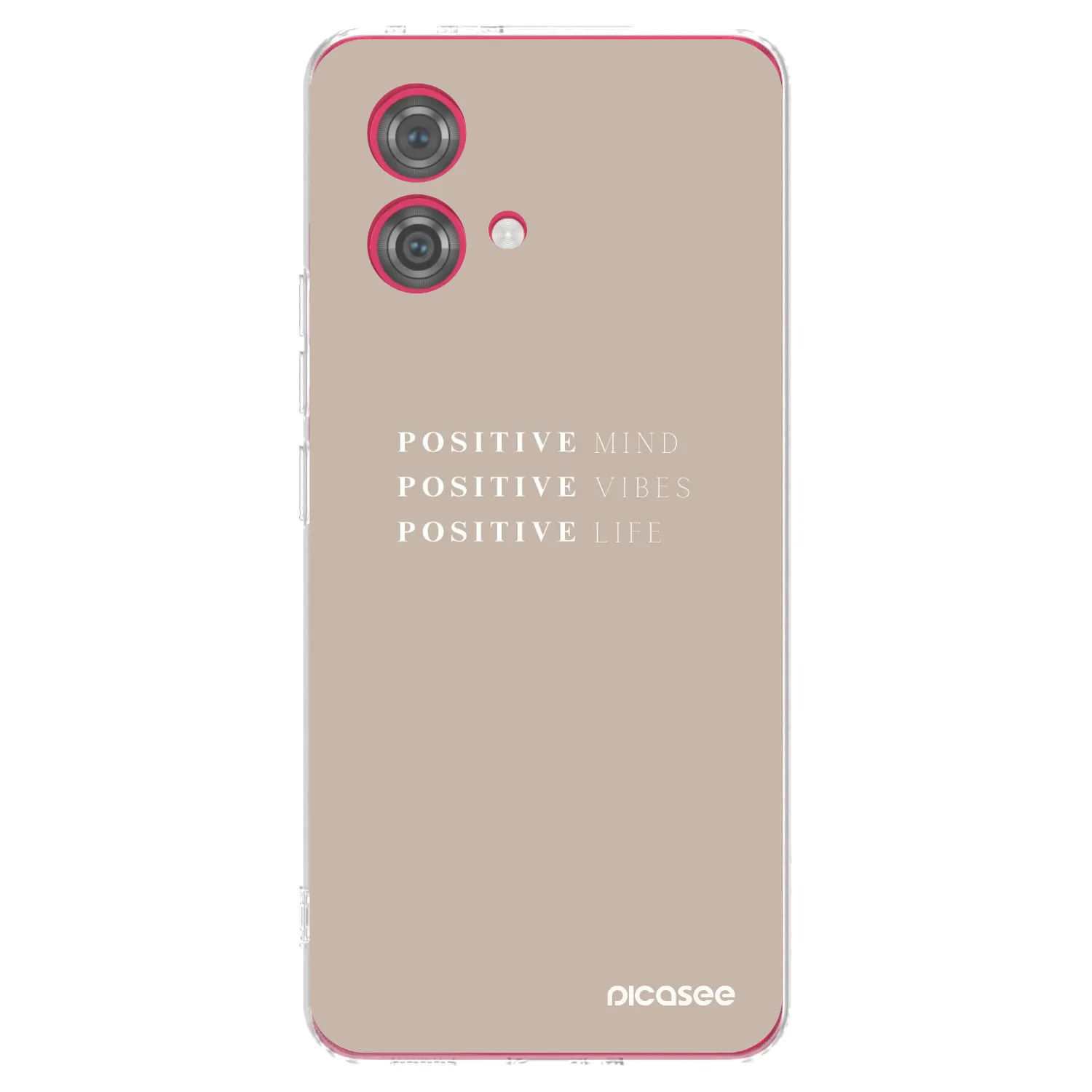Picasee διαφανής θήκη σιλικόνης Motorola Moto G84 5G - Positive Vibes
