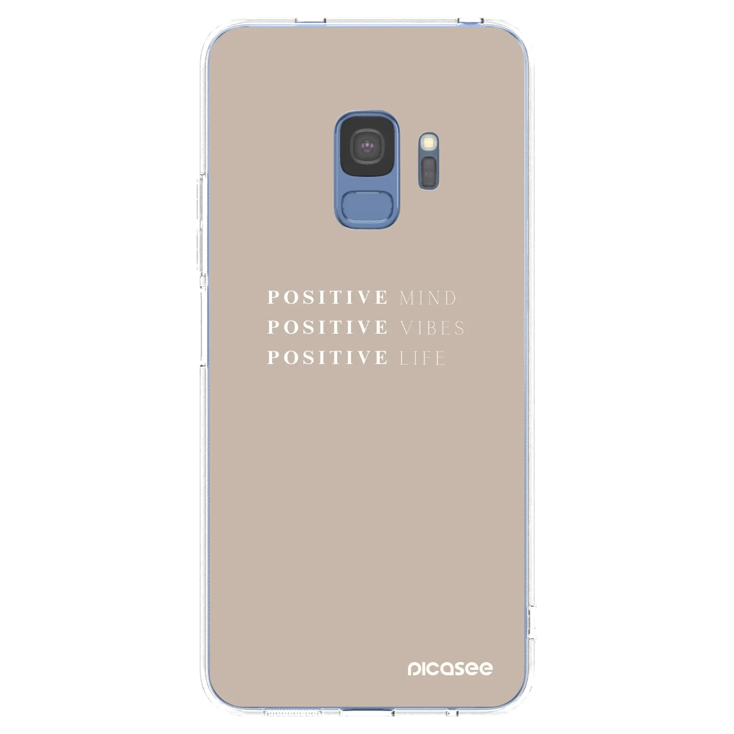 Picasee διαφανής θήκη σιλικόνης Samsung Galaxy S9 G960F - Positive Vibes