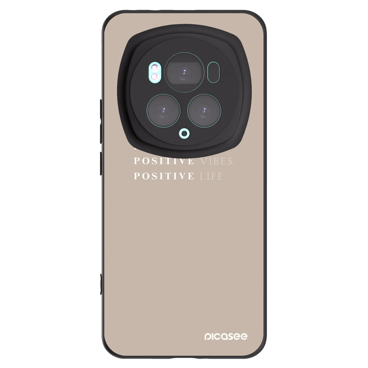 Picasee Μαύρη θήκη σιλικόνης για Honor Magic6 Pro - Positive Vibes