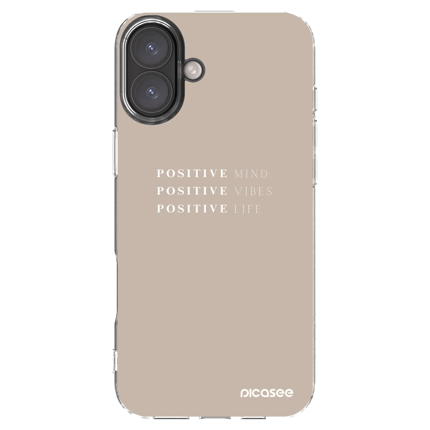 Picasee διαφανής θήκη σιλικόνης Apple iPhone 16 Plus - Positive Vibes