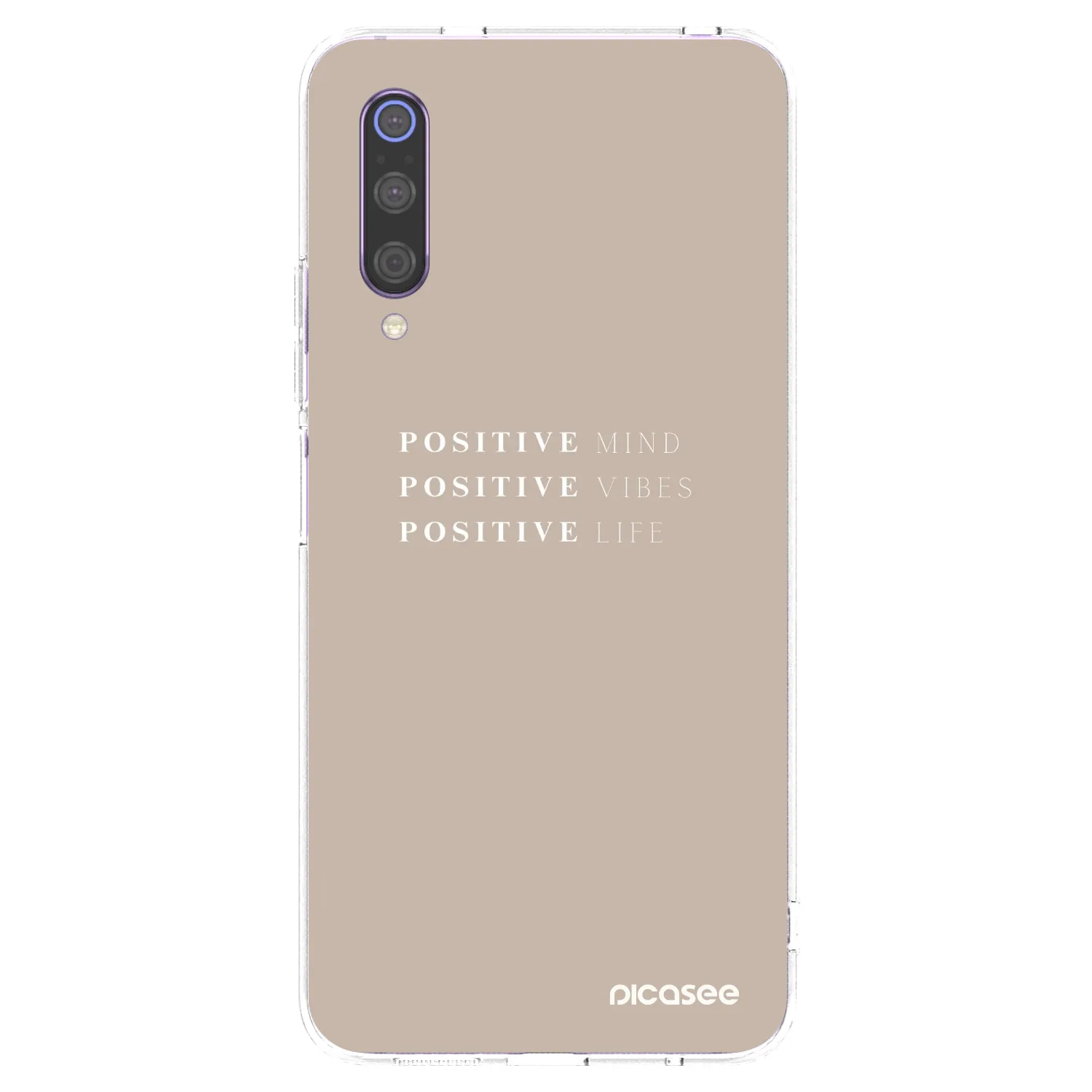 Picasee διαφανής θήκη σιλικόνης Xiaomi Mi 9 - Positive Vibes