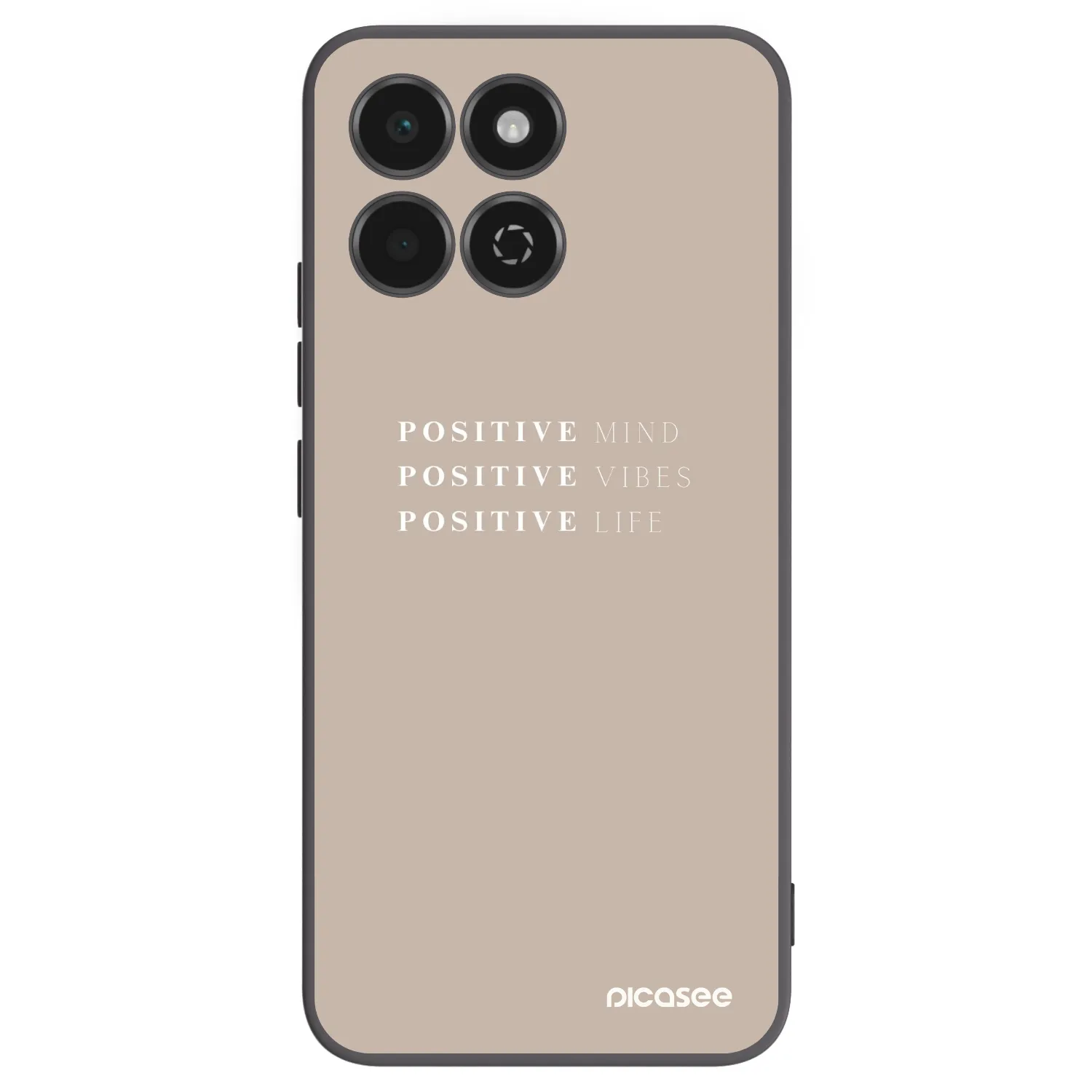 Picasee Μαύρη θήκη σιλικόνης για Honor 200 Smart 5G - Positive Vibes