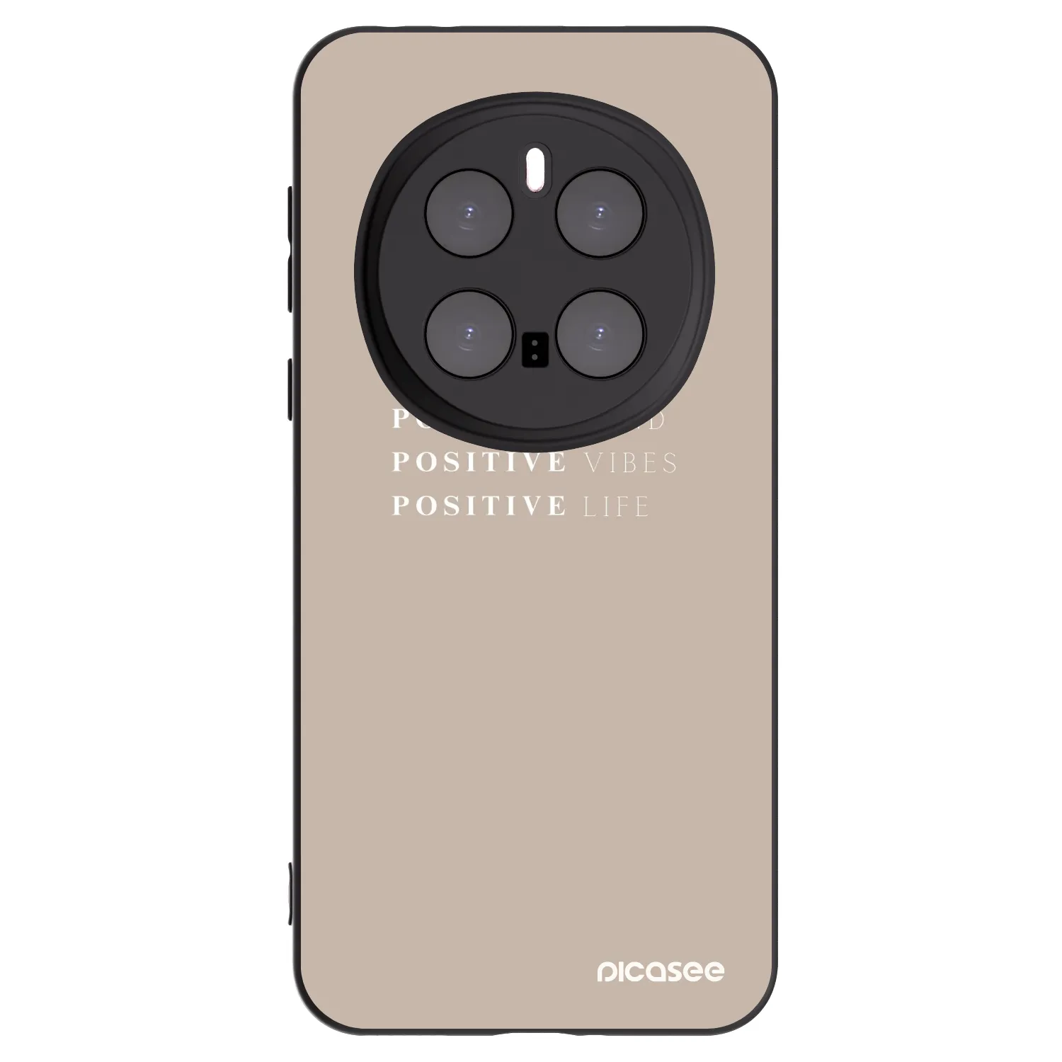 Picasee Μαύρη θήκη σιλικόνης για Honor Magic7 Pro 5G - Positive Vibes