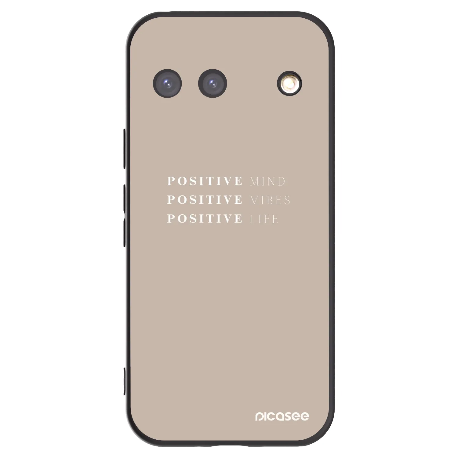 Picasee Μαύρη θήκη σιλικόνης για Google Pixel 9 - Positive Vibes