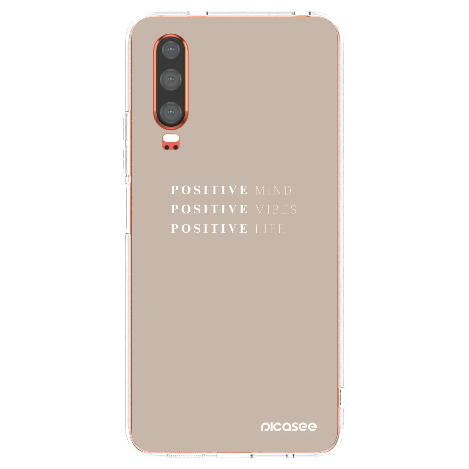 Picasee διαφανής θήκη σιλικόνης Huawei P30 - Positive Vibes