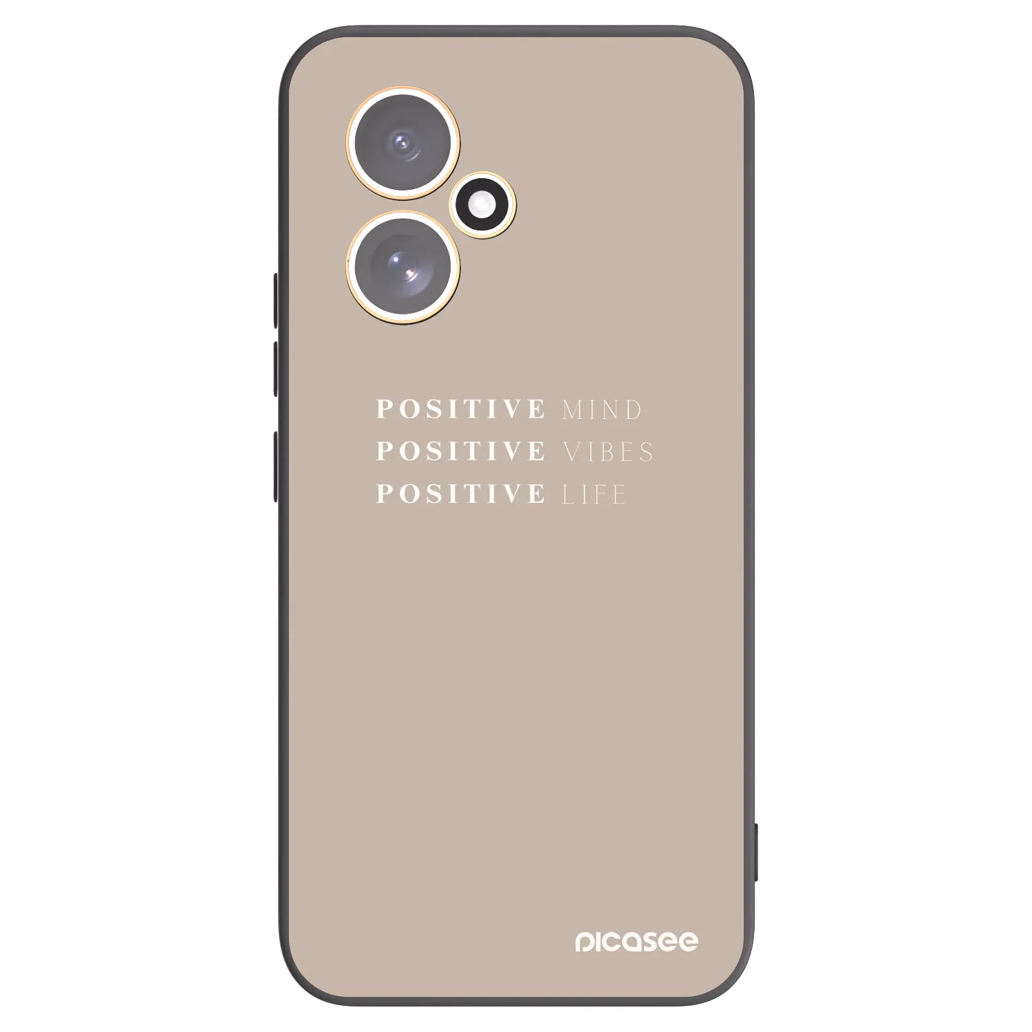 Picasee Μαύρη θήκη σιλικόνης για Honor 400 5G - Positive Vibes