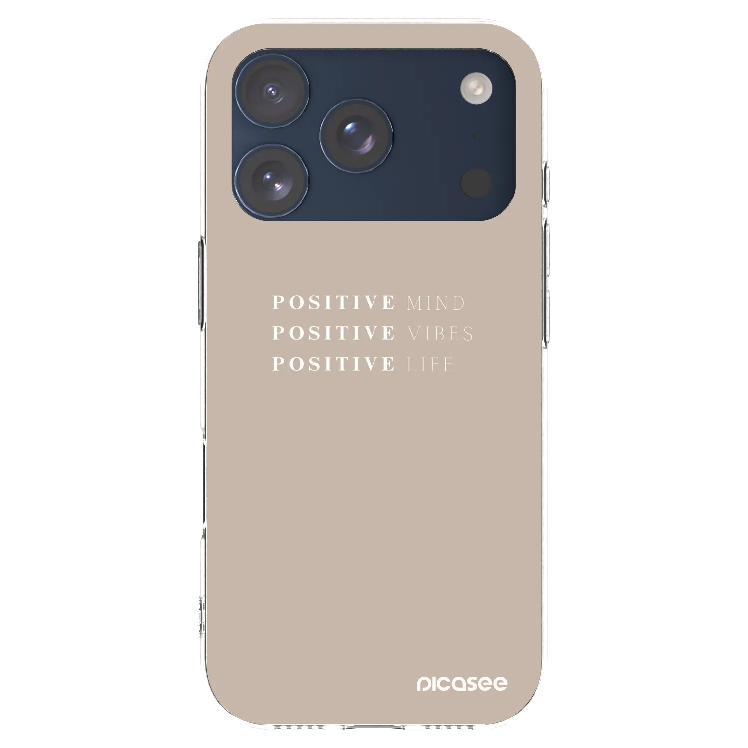Picasee διαφανής θήκη σιλικόνης Apple iPhone 17 Pro - Positive Vibes