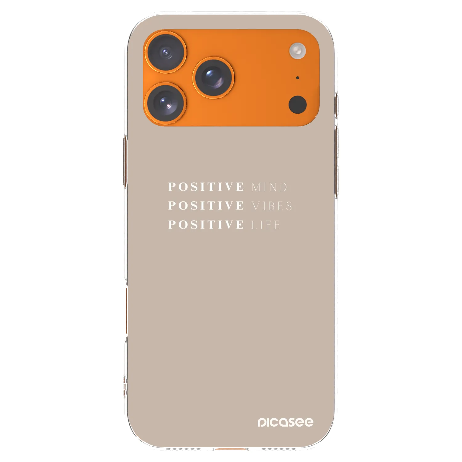 Picasee διαφανής θήκη σιλικόνης Apple iPhone 17 Pro Max - Positive Vibes