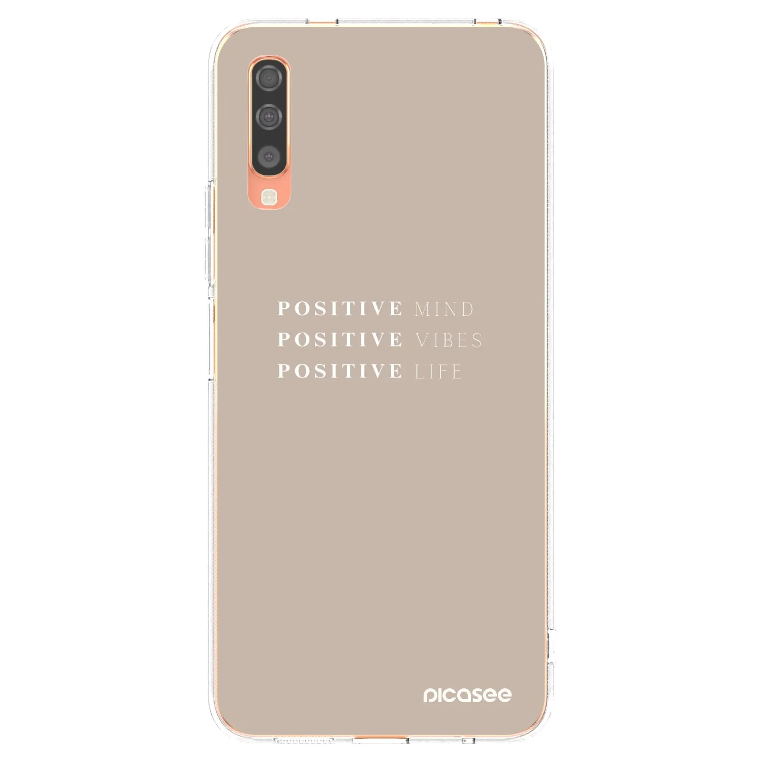 Picasee διαφανής θήκη σιλικόνης Samsung Galaxy A70 A705F - Positive Vibes