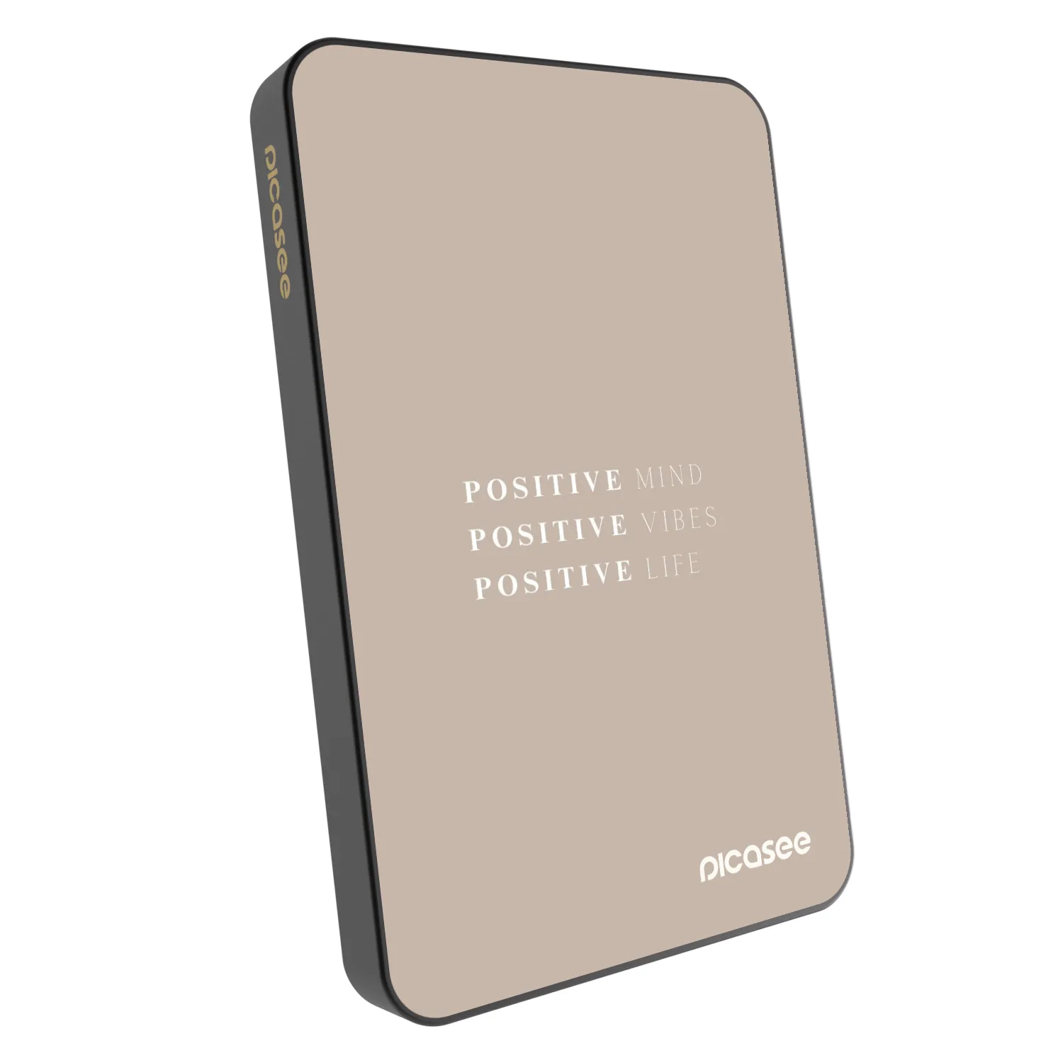 Picasee Powerbank με MagSafe 5 000 mAh Γκρί - Positive Vibes