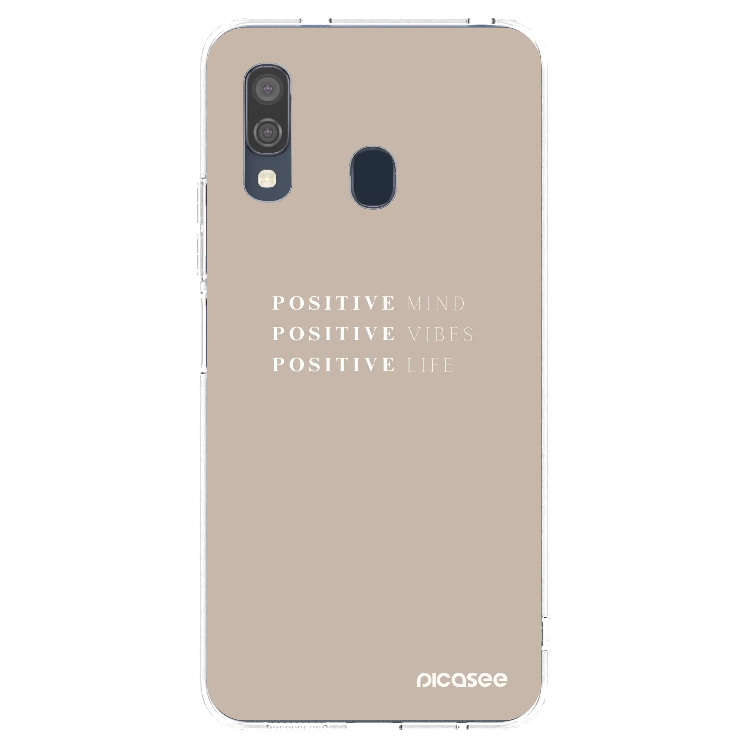 Picasee διαφανής θήκη σιλικόνης Samsung Galaxy A40 A405F - Positive Vibes