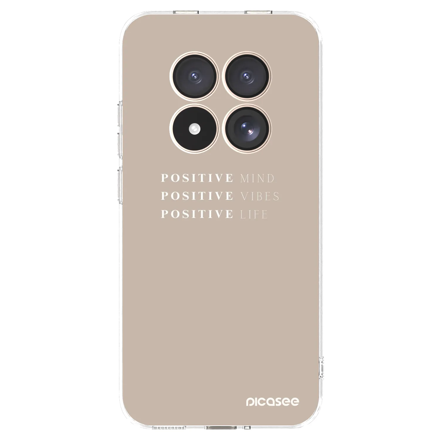 Picasee διαφανής θήκη σιλικόνης Xiaomi Redmi Note 15 Pro 4G - Positive Vibes