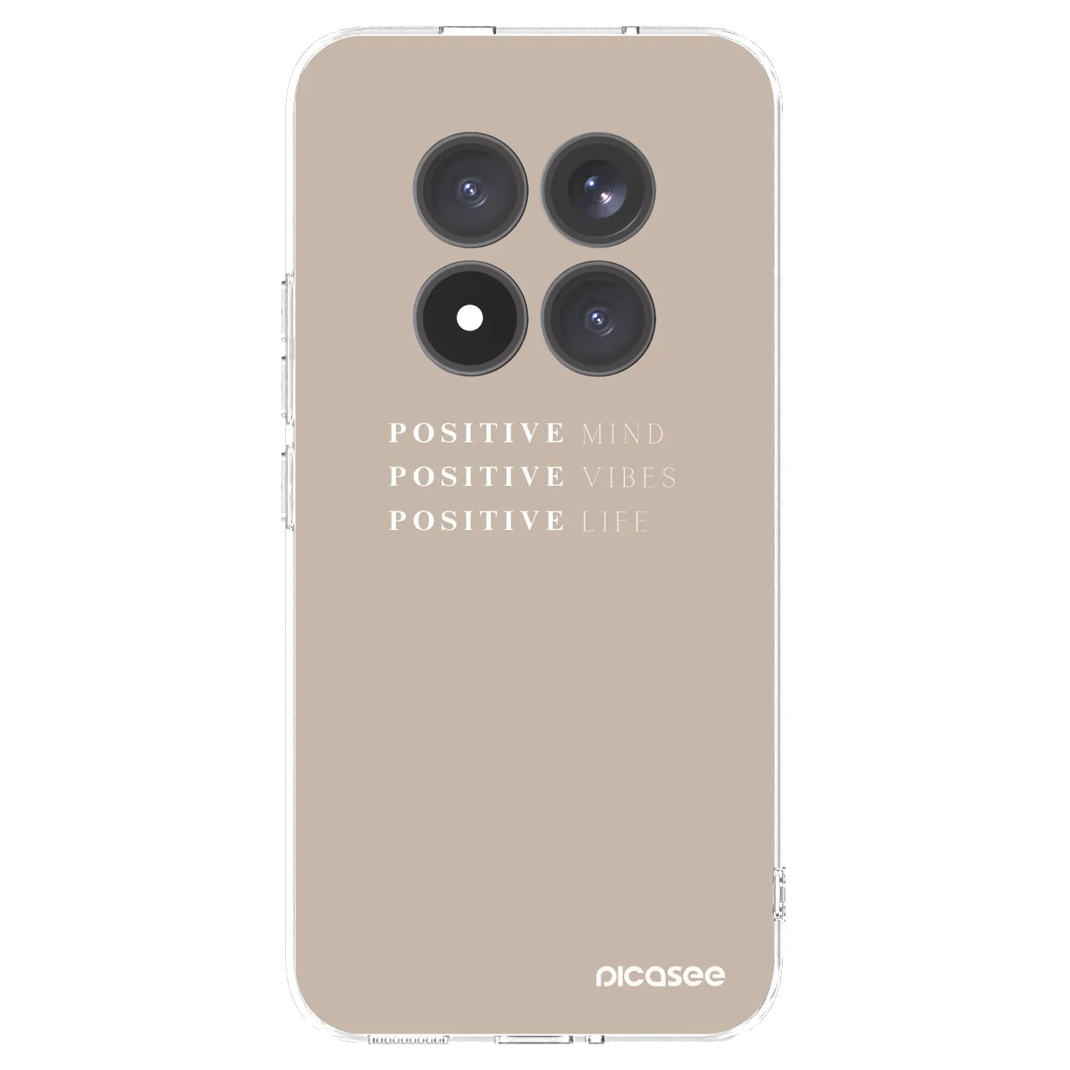 Picasee διαφανής θήκη σιλικόνης Xiaomi Redmi Note 15 Pro+ - Positive Vibes