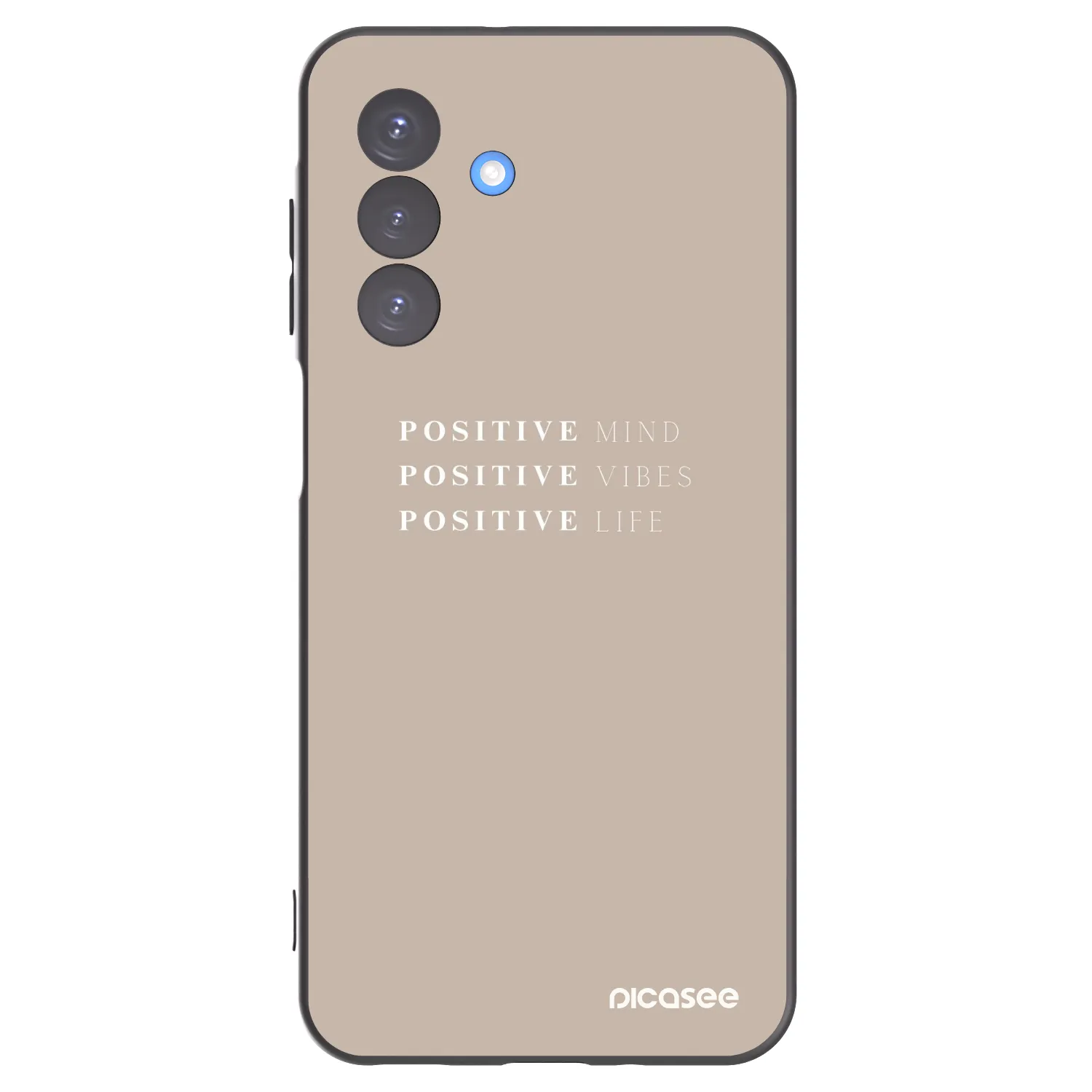 Picasee Μαύρη θήκη σιλικόνης για Samsung Galaxy A17 5G - Positive Vibes