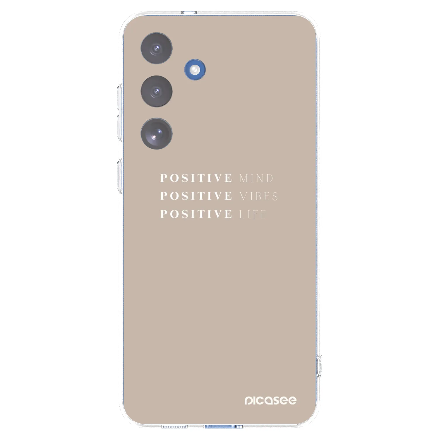 Picasee διαφανής θήκη σιλικόνης Samsung Galaxy S25 FE 5G - Positive Vibes