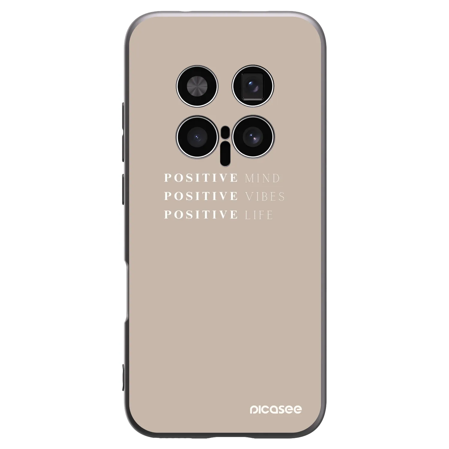 Picasee Μαύρη θήκη σιλικόνης για Honor Magic8 Pro 5G - Positive Vibes