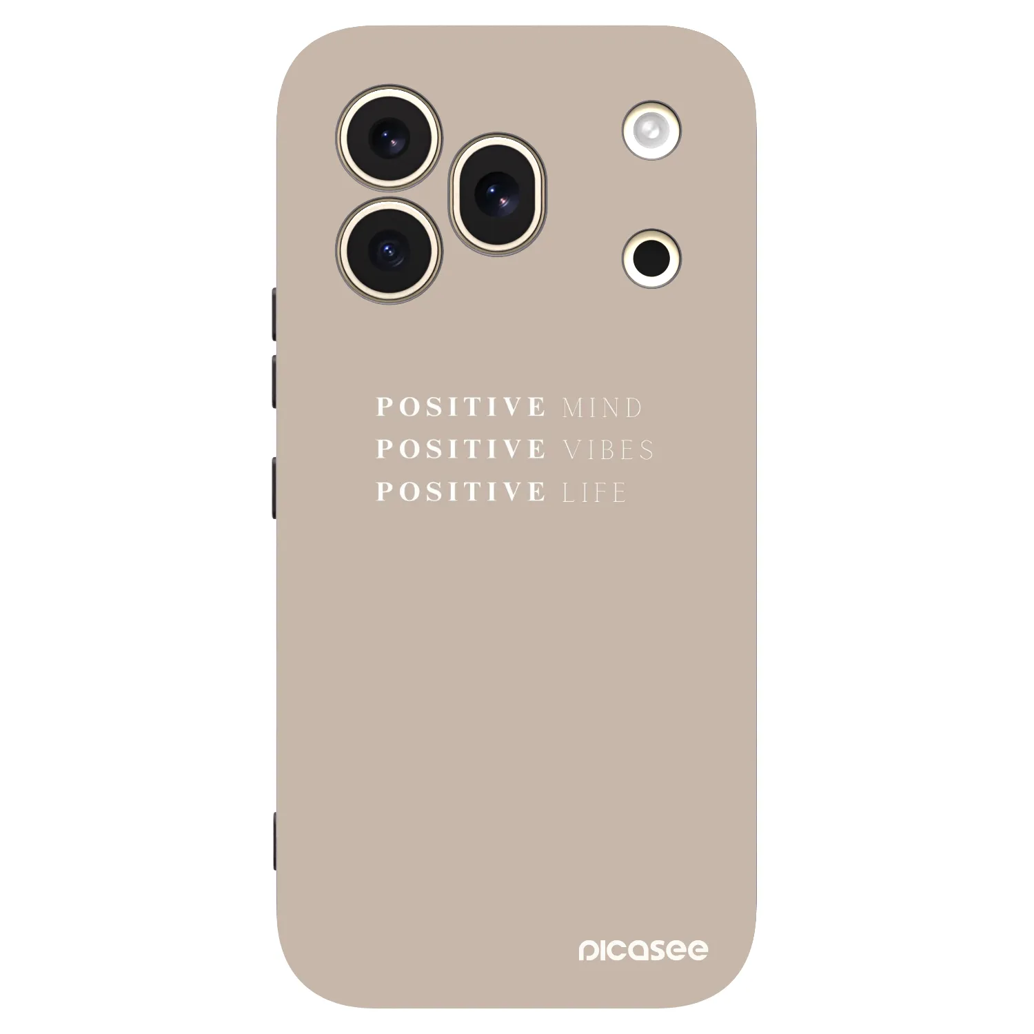 Picasee Μαύρη θήκη σιλικόνης για Honor 600 Pro - Positive Vibes