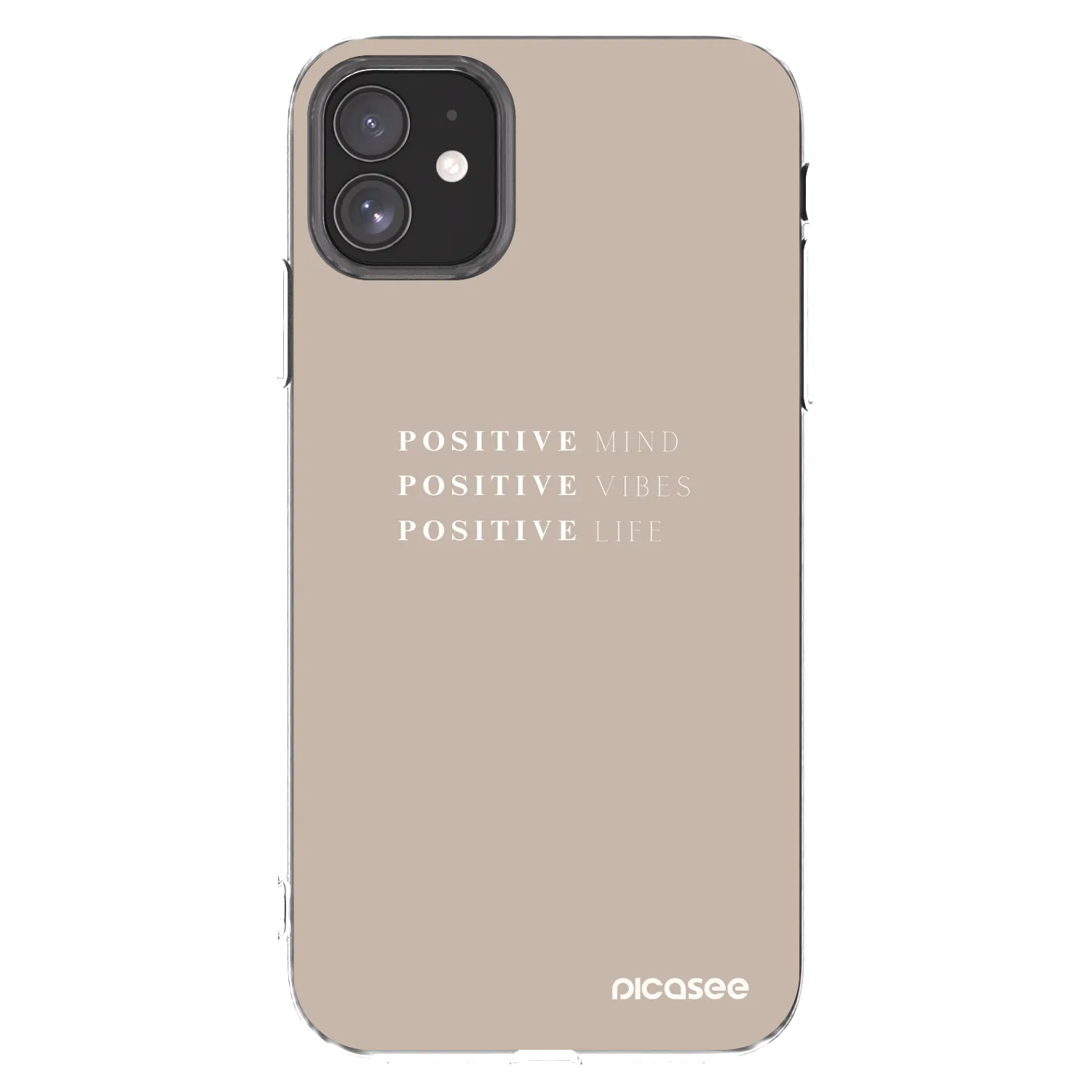 Picasee διαφανής θήκη σιλικόνης Apple iPhone 11 - Positive Vibes